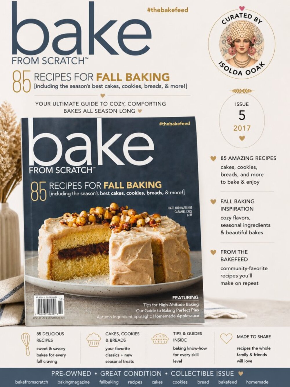 Bake From Scratch Issue 5 2017 Fall Baking Recipes Cakes Cookies Bread Bakefeed